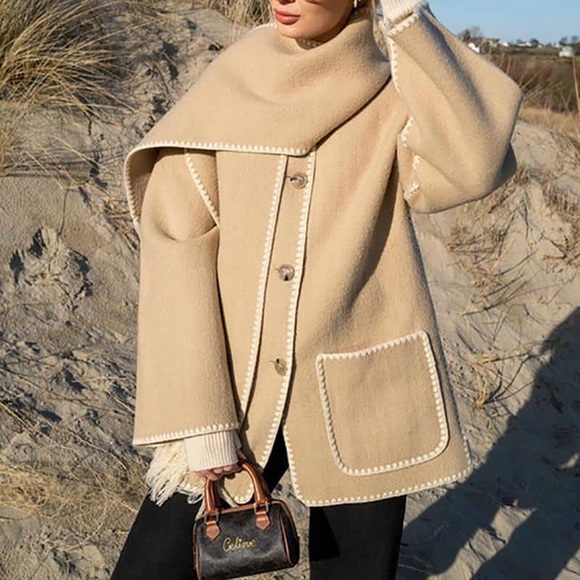 Toteme Jackets & Blazers - ❌SOLD❌ TOTEME
Draped fringed wool-blend jacket 32